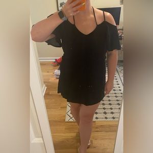 Lulus black strappy dress